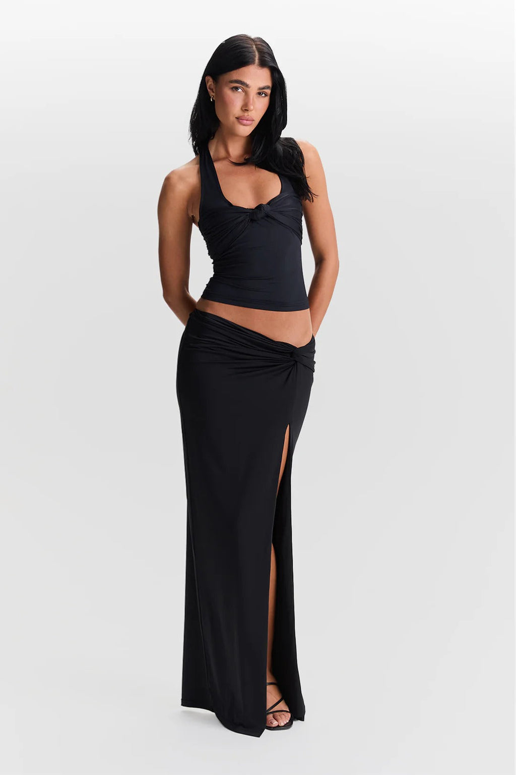 Cleo Halter Twist Top