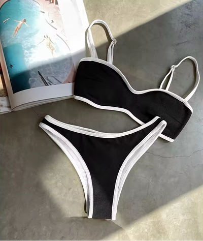 Nadine Contrast Bikini Set