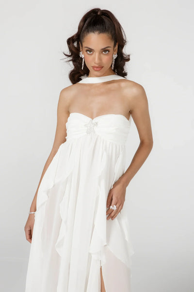 AKAIA STRAPLESS DRESS